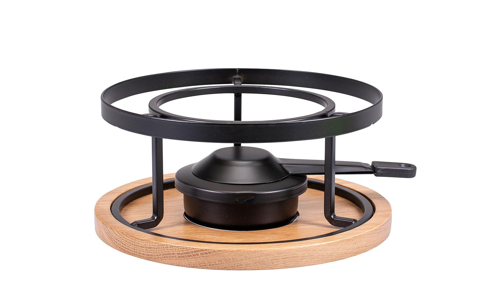 Kadastar Fondue-Rechaud Ø 20.5 cm, Braun/Schwarz