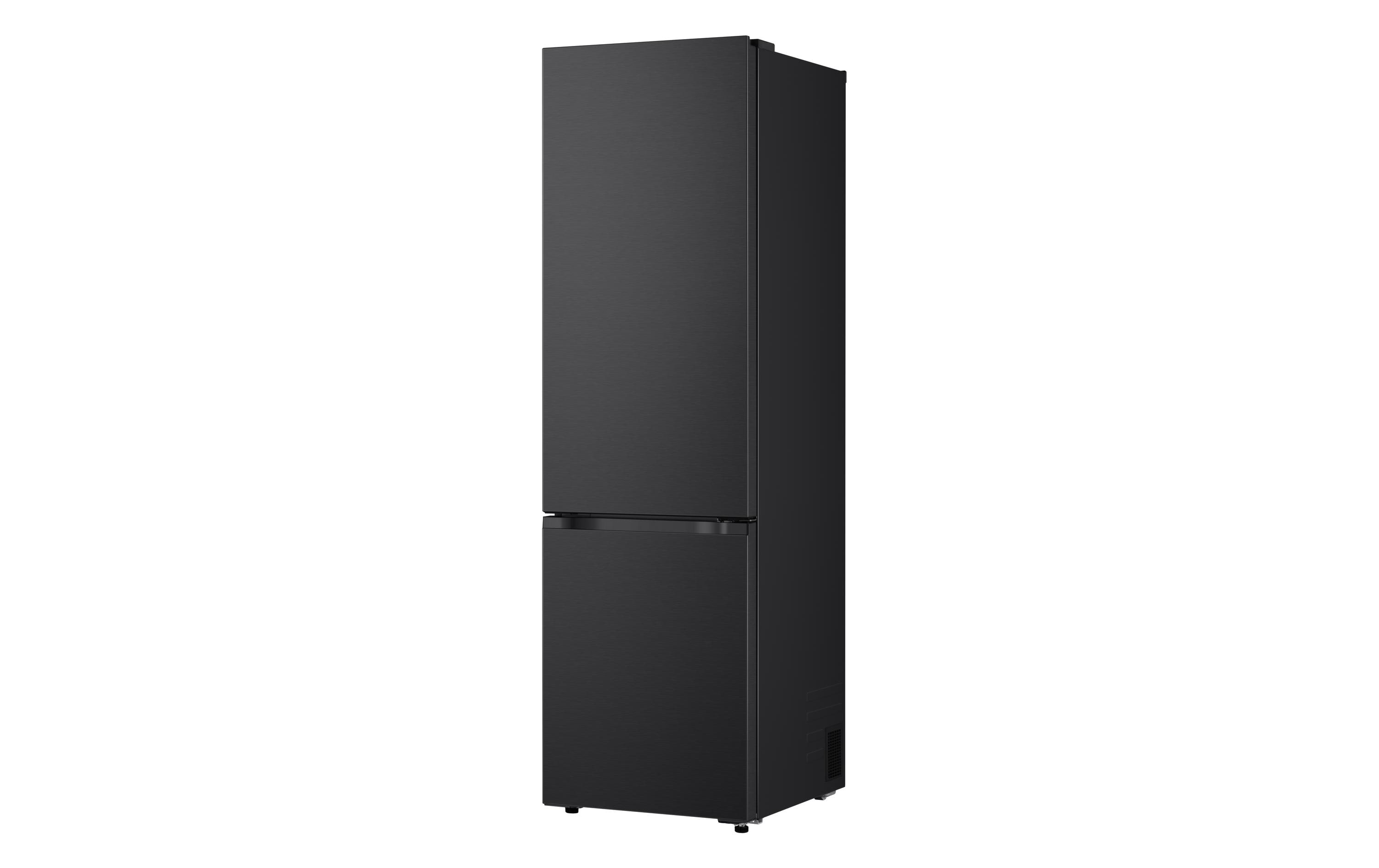 LG Kühl-Gefrierkombination GBBS524AEV Schwarz, Wechselbar