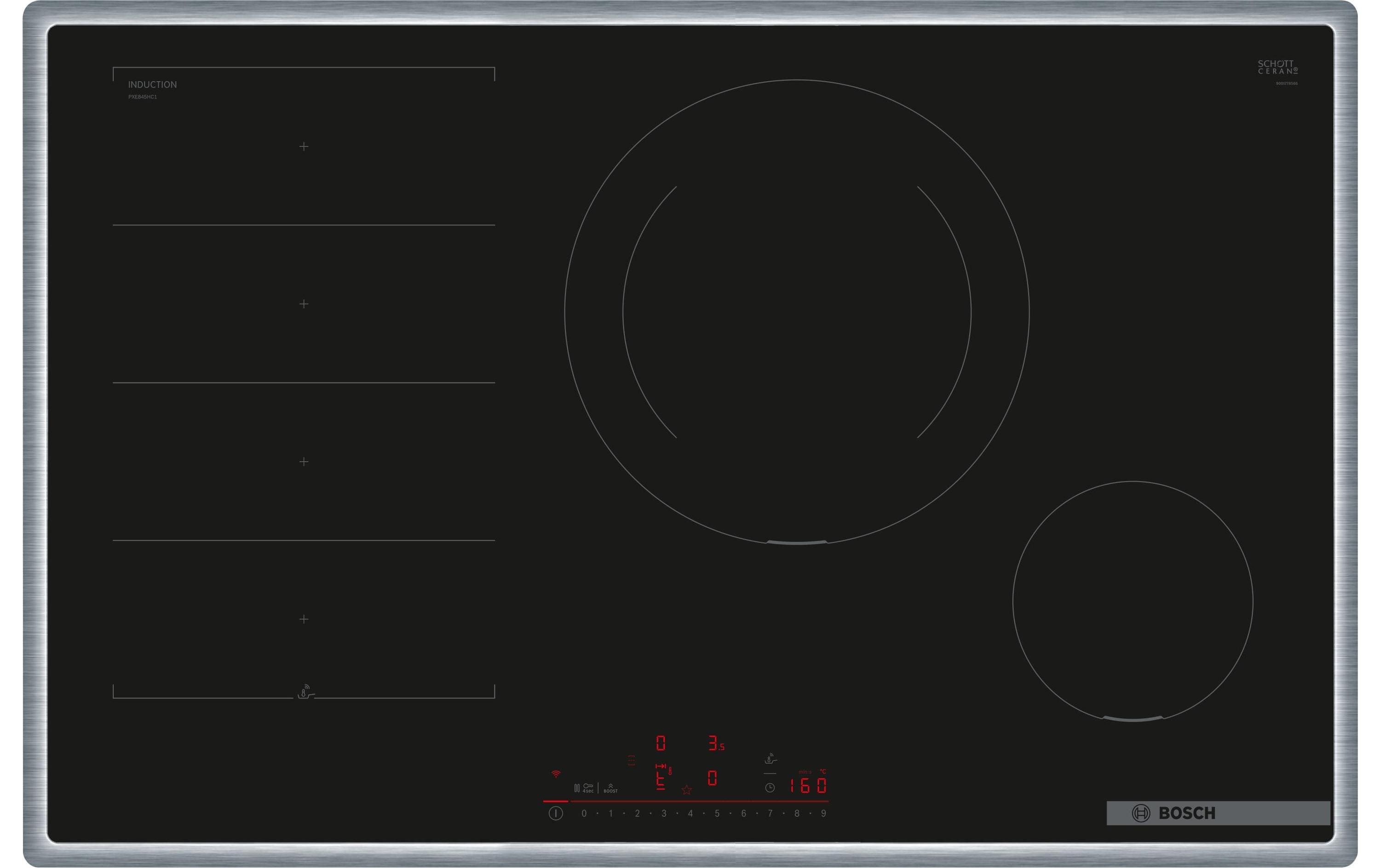 Bosch Induktionskochfeld PXE845HC1E Aufliegend Bosch Induktionskochfeld PXE845HC1E Aufliegend