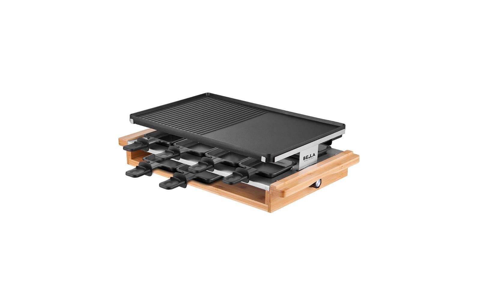 Berger Lanz Raclette Grill Bamboo 8 Personen