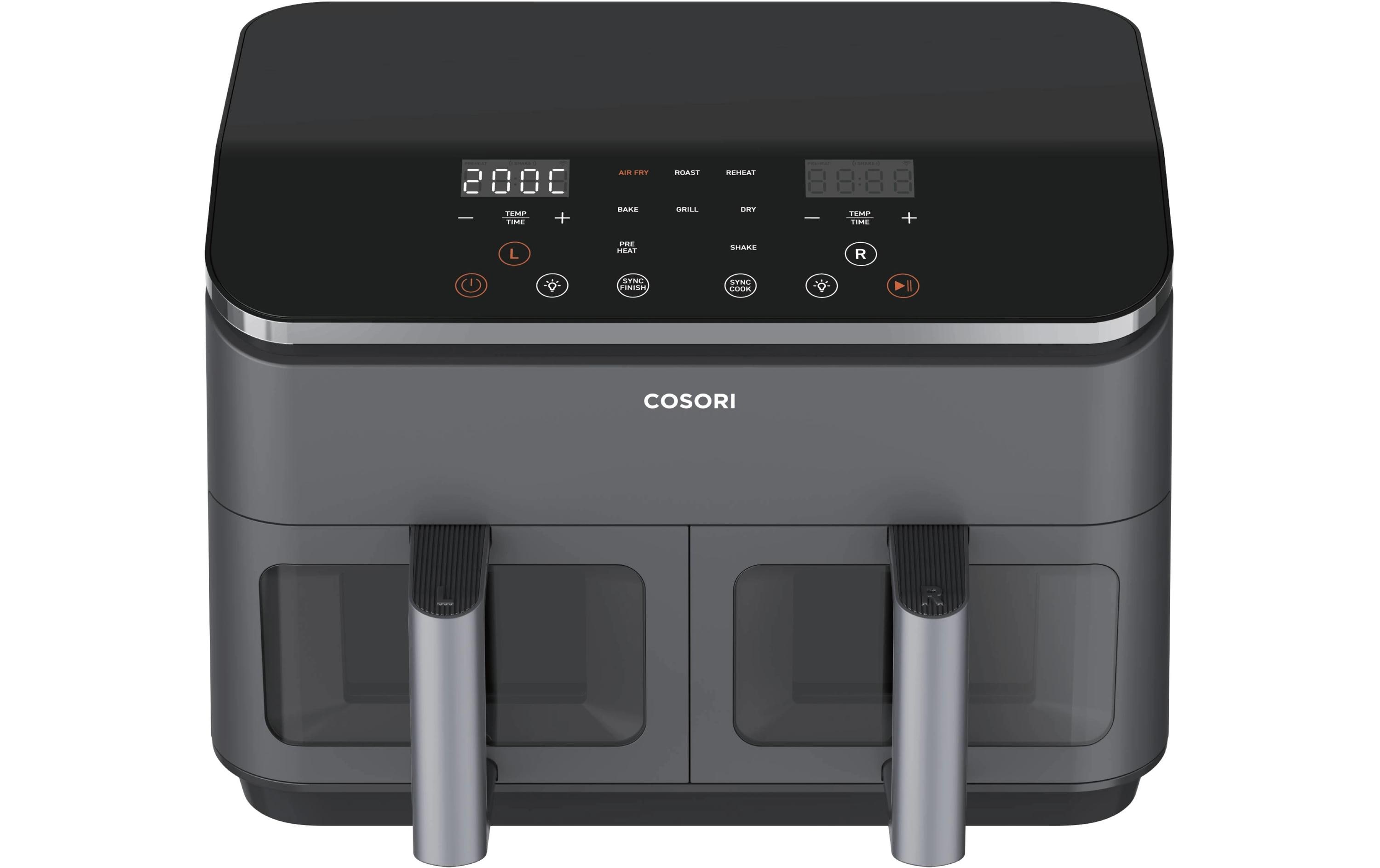 Cosori Heissluft-Fritteuse Dual Basket 8.5 l