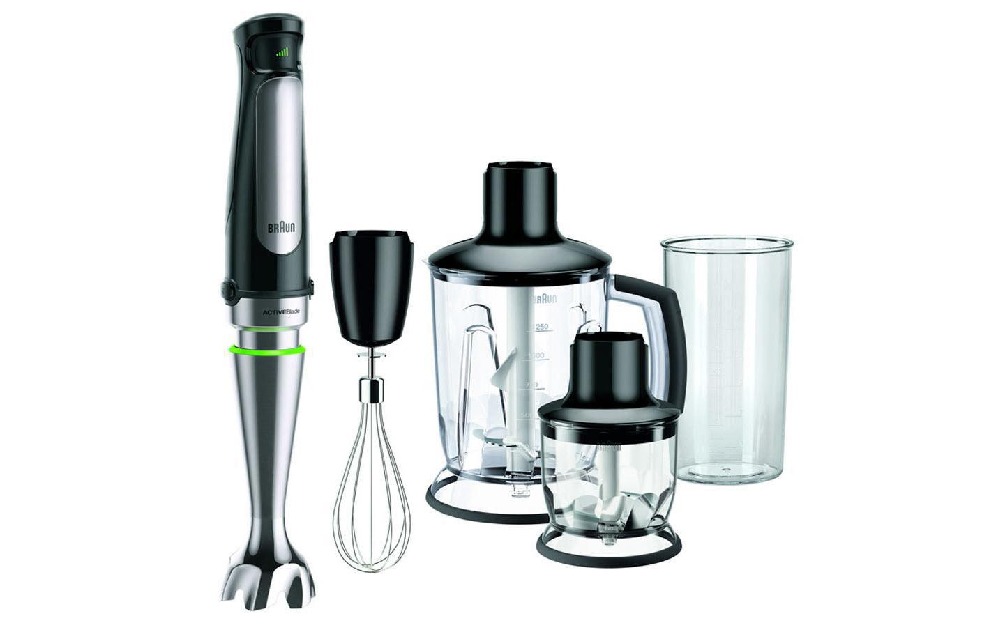 Braun Stabmixer MultiQuick 7  MQ7045X Silber/Schwarz Braun Stabmixer MultiQuick 7  MQ7045X Silber/Schwarz