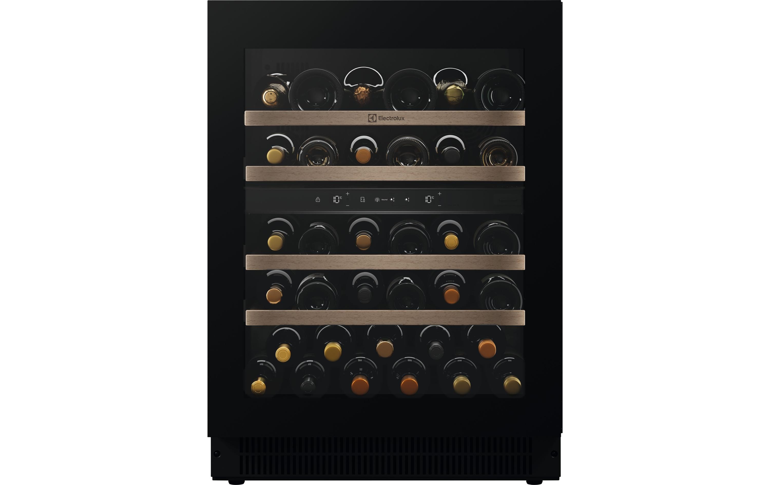 Electrolux Weinkühlschrank WKF8GL20S 40 Flaschen, Schwarz