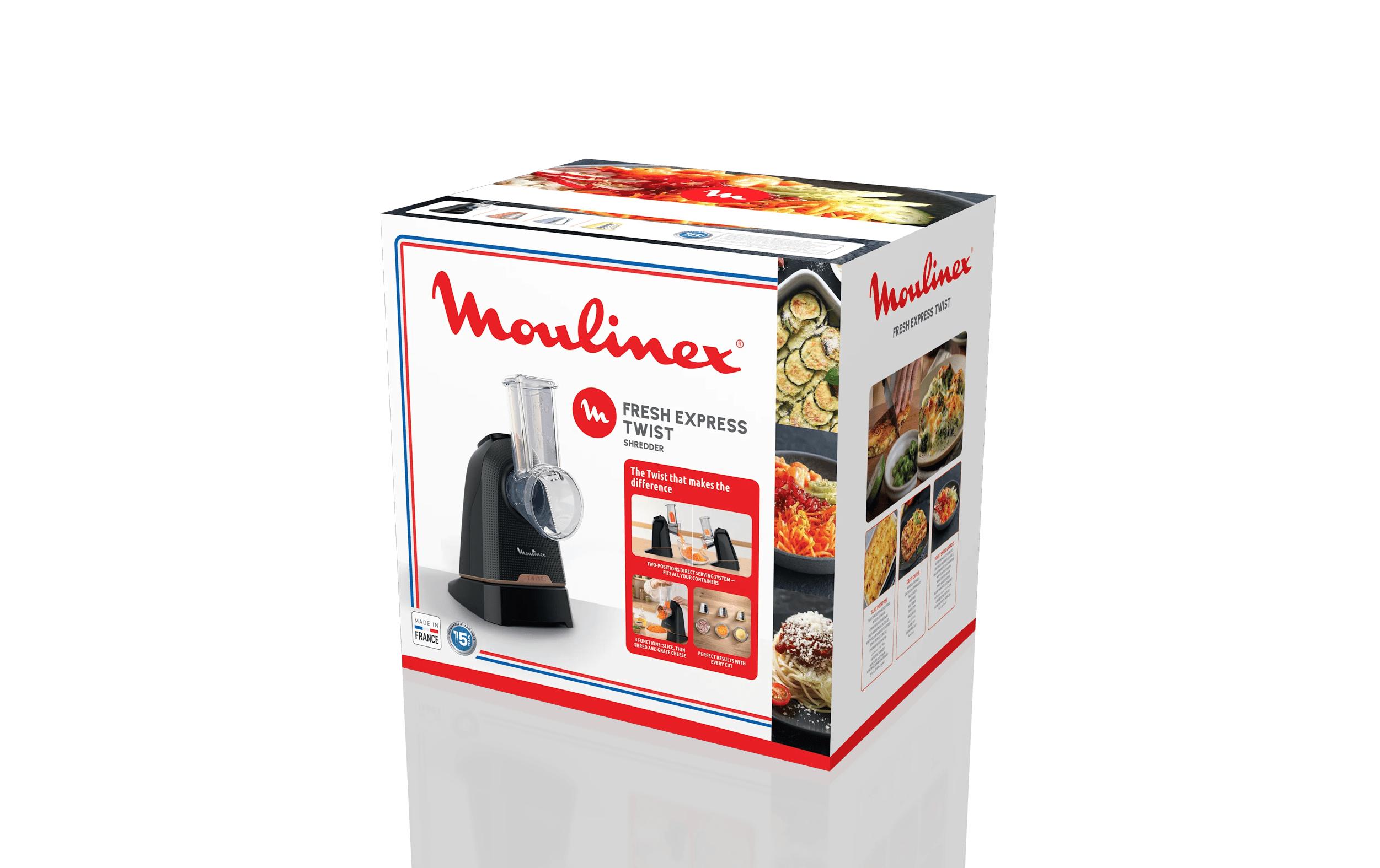 Moulinex Zerkleinerer Fresh Express Twist Schwarz
