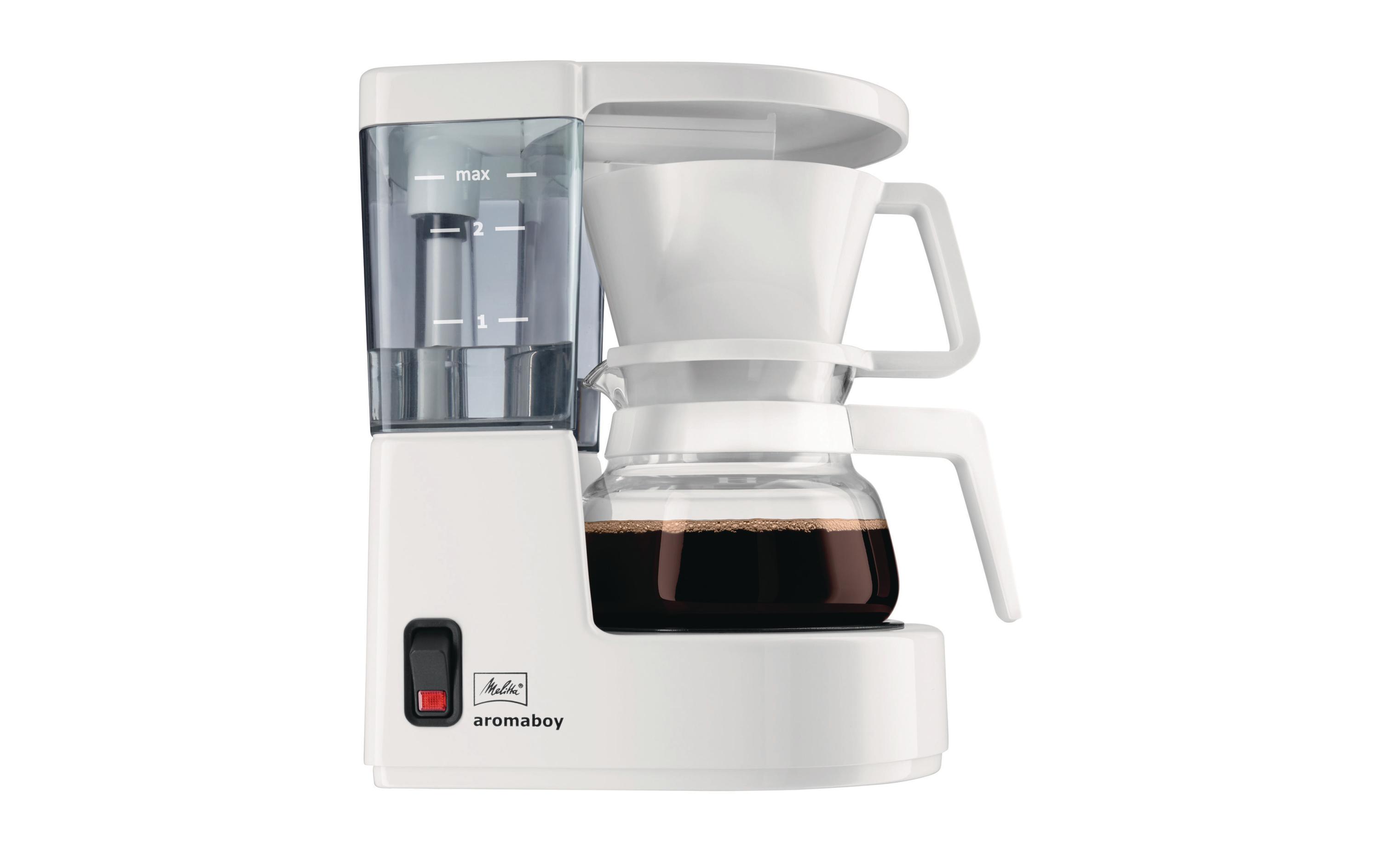 Melitta Filterkaffeemaschine Aromaboy Weiss Melitta Filterkaffeemaschine Aromaboy Weiss