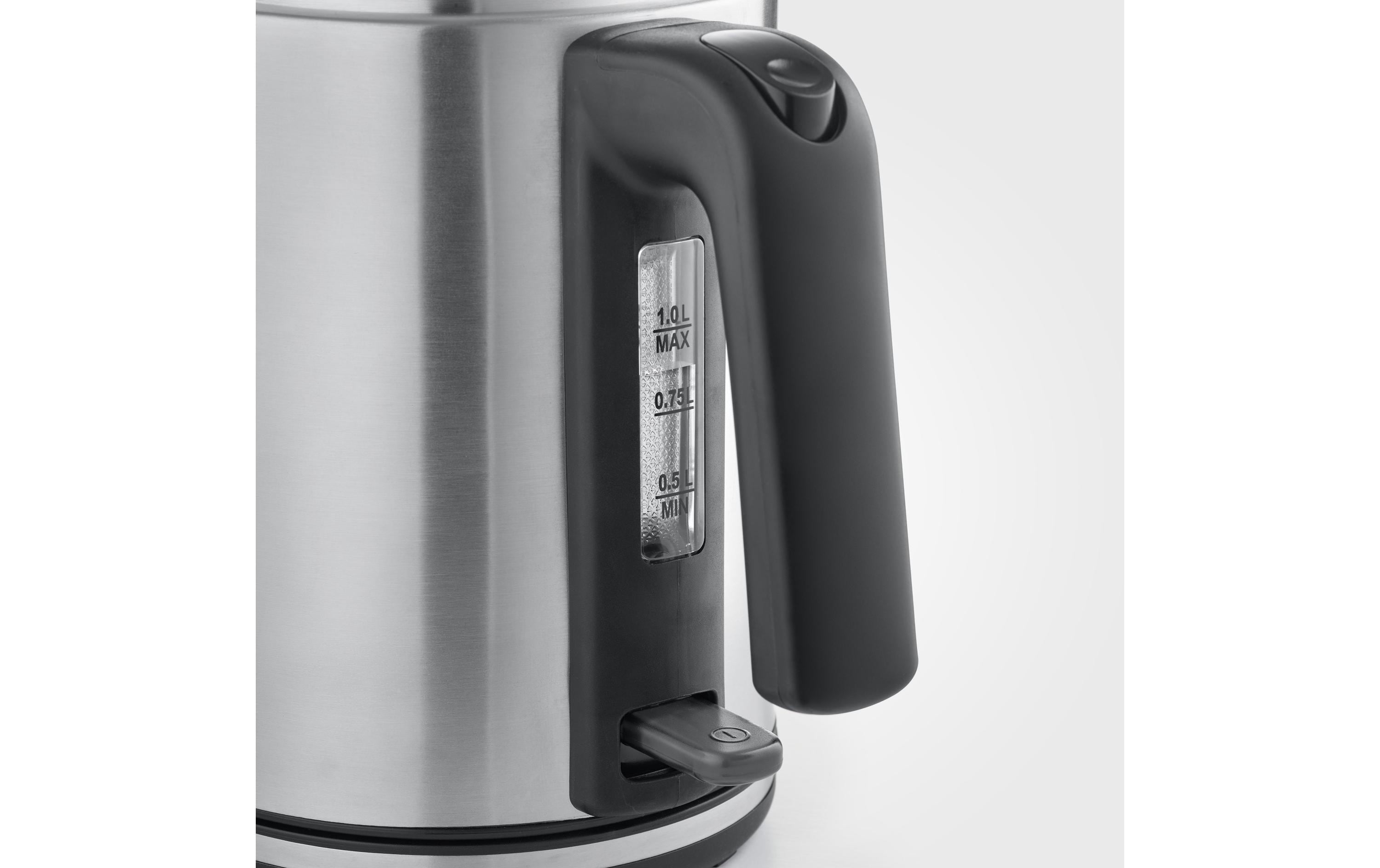 Severin Wasserkocher WK 3489 1 l, Schwarz/Silber