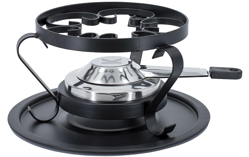 Kadastar Fondue-Rechaud Traditional Ø 16 cm, Schwarz Kadastar Fondue-Rechaud Traditional Ø 16 cm, Schwarz