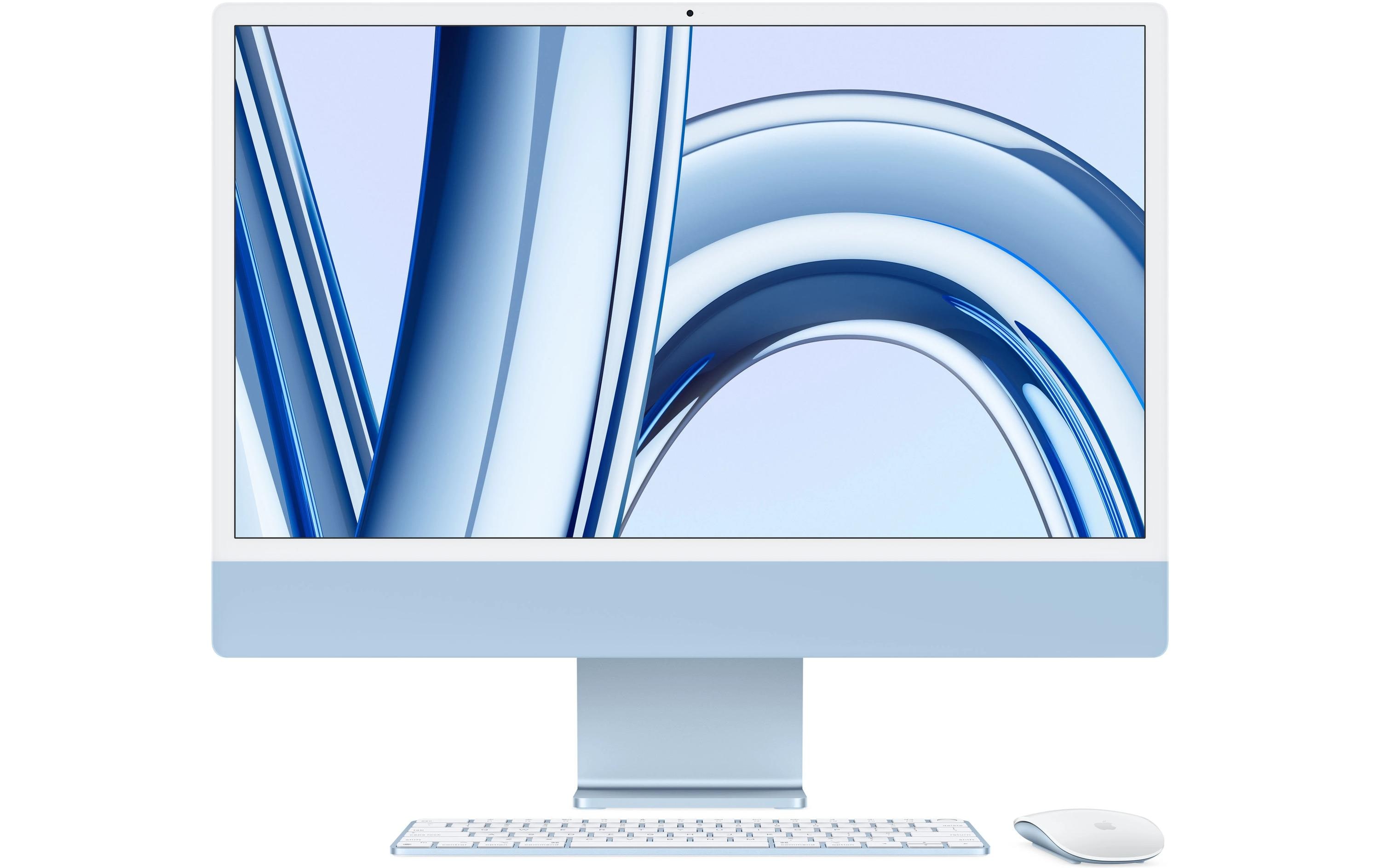 Apple iMac 24 M3 10C GPU / 256 GB / 8 GB Blau Apple iMac 24 M3 10C GPU / 256 GB / 8 GB Blau