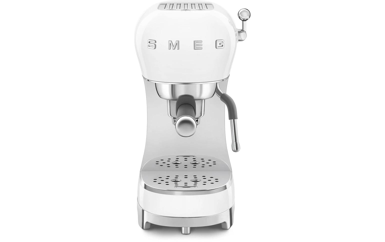 SMEG Siebträgermaschine 50's Style ECF02WHEU Weiss